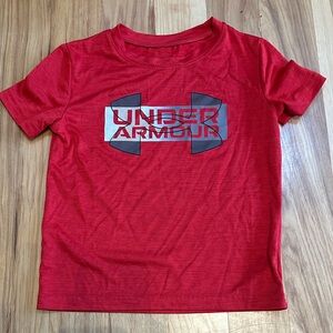 Under Armour Kids Red Graphic Tee